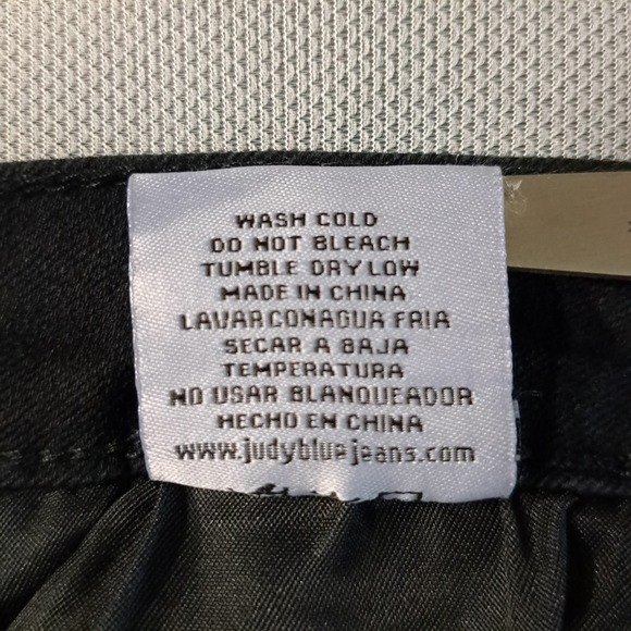 JUDY BLUE Los Angeles Women's Black Pants Distressed‎ 15/32 Skinny Fit - Picture 6 of 12